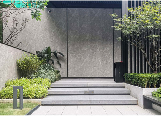 Gray Matte Outdoor Curtain Wall Porcelain Tile 60x120cm Untuk Bangunan Dan Kolam Renang