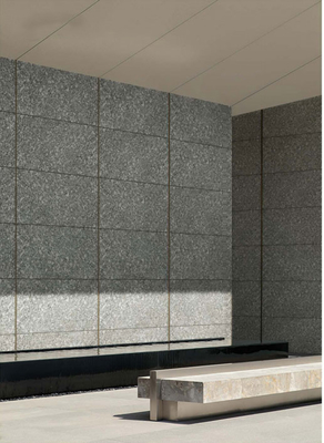 Ubin Porselen Matte Bush-Hammered Leci Abu-abu 600x1200mm