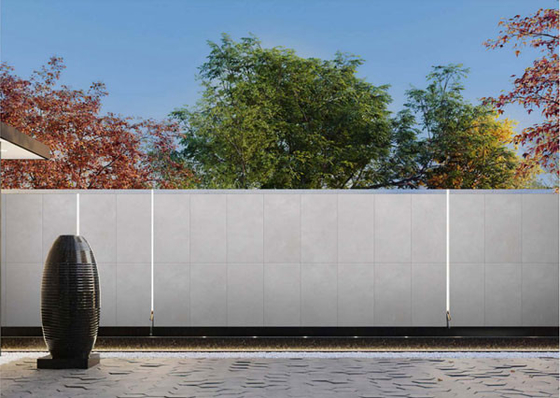 600x1200mm Cement Light Grey Matte Outdoor Stone Tile