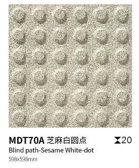 Gray Yellow Resistant Scratch Blind Path Tile dan Floor Paving Tiles Untuk Square 600x600mm Blind Spot And Blind Strip