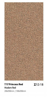 ISO9001 Merah 400x400x30mm Lantai Paving Tile Untuk halaman
