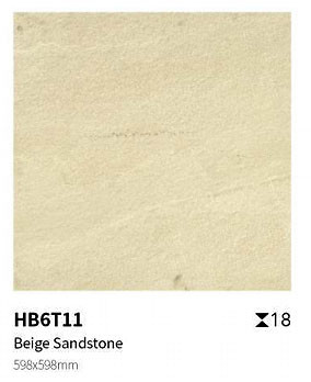 Waterproof Dan Firebrick 600x600x18mm Beige Dan Putih Lantai Paving Tile Untuk halaman luar