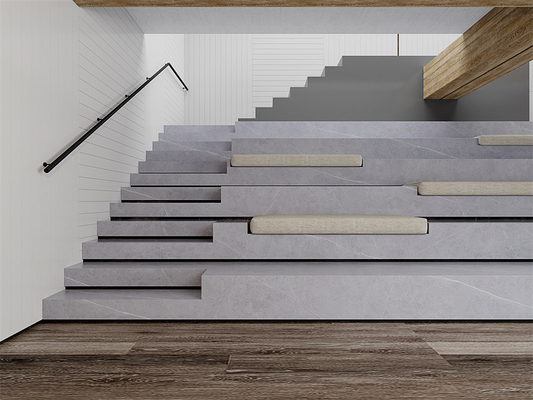 1600x3200mm Mat tahan lama dinding luar Porselen Sinter batu Slab Dan Porselen batu Slab untuk ruang makan