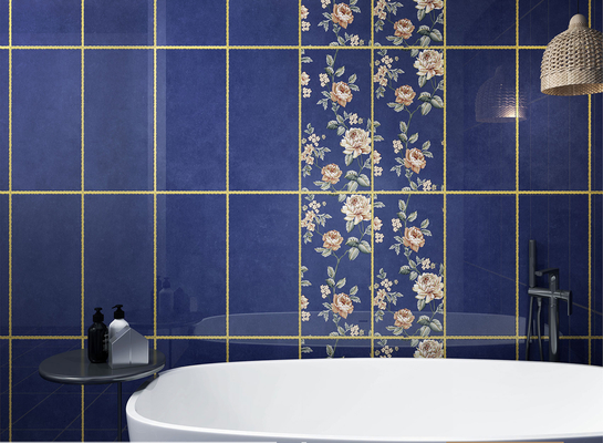Permukaan cermin antibakteri 30x60cm Dinding dalam ruangan Retro Keramik untuk dekorasi