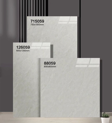 Beige Stylish 750x1500mm Polished Glass Porcelain Tiles And Wear-Resistant Decoration Tile Untuk Kamar Tidur Dan Ruang Tamu