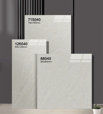 Ukiran porselen berwarna abu-abu anti slip 750x1500mm untuk lantai kantor