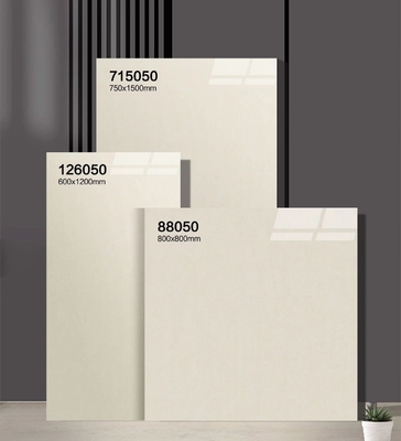 Peti Porselen Kaca Berkilau Berkualitas Beige AAA Dan Peti Lantai Anti-Slip 750x1500mm Untuk Kamar Mandi Dan Ruang Tamu