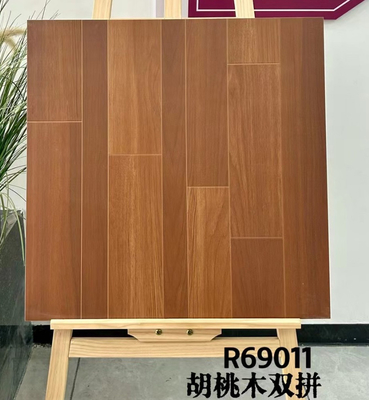 600x600mm Anti-Slip Grade AAA Retro Keramik Kayu Peti Untuk Ruang Makan Brown