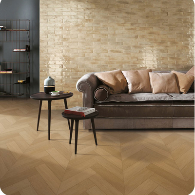 Herringbone Brown 60x120cm Peti Ramah Lingkungan Dan Di Dalam Lantai Kayu Seperti Peti Porselen Untuk Dapur