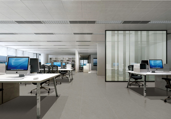 Gray AAA Grade 600x1200mm Kaca Porselen Tile untuk Lantai Indoor