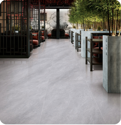 Putih Putih 120x60cm Lantai Indoor Kotak awet Dan Kotak Porselen Kaca Lembut Anti-slip Untuk Apartemen