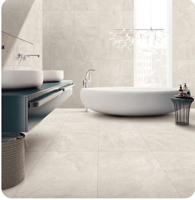 Lantai ramah lingkungan Beige wajah bayi dinding dalam ruangan modern porselen 600x1200mm Untuk dekorasi