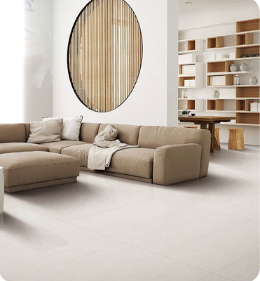 Non-Slip Beige 800x800mm Dekorasi Lantai Indoor Soft Glass Porcelain Tile Of Kitchen