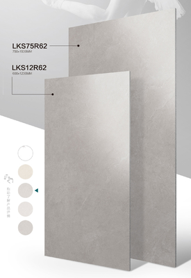 Ubin Lantai Porselen Glasir Wajah Bayi Abu-abu 600x1200mm