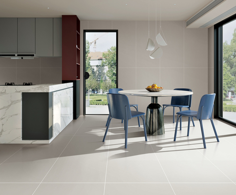 Starry Glaze 600x1200mm tahan lama Soft Glazed Interior Floor Textured Porcelain Tile Untuk Balkon