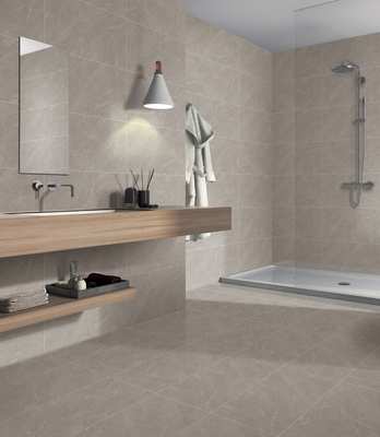 400x800mm Gray Soft Glazed Keramik Wall Tile Kelas AAA