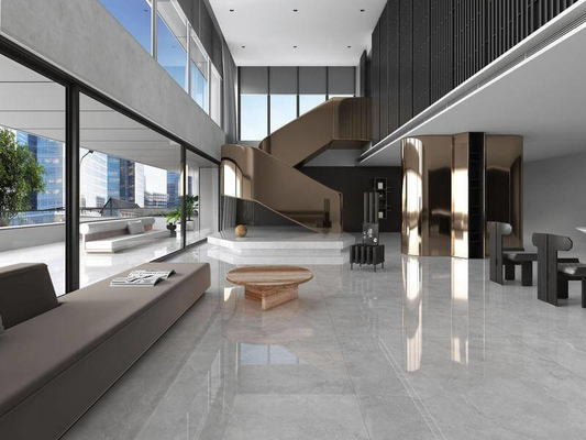 1200x1200mm Gray Polished Glassed Porcelain Tile tahan asam