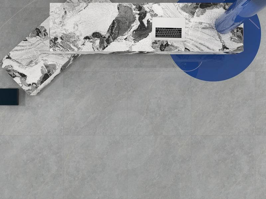 Warna abu-abu Marmer Lihat 1200x1200mm Polished Glassed Porcelain Tile