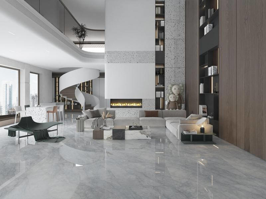 Vintage Tiles And Marble Look 1200x1200mm Waterproof Dinding Luar Porselen Kaca Polished Tile Untuk Ruang Tinggal Dan Dapur