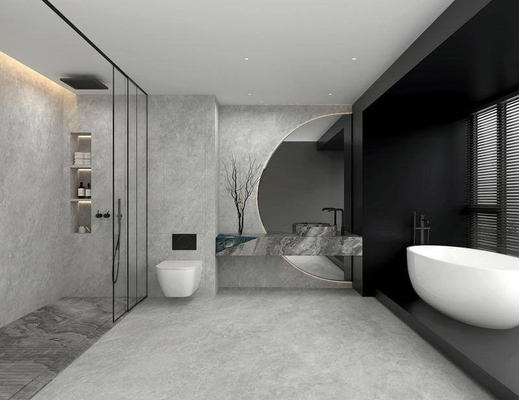 Modern Tile Interior Wall Tile Dan 1200x1200x9mm Marmer Lihat Baby Face Porselen Tile Untuk Kamar Mandi Dan Kantor