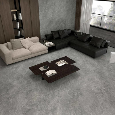 Persegi Di Dalam Dinding 1200x1200mm SGS Baby Face Porselen Kotak Dan Marmer Lihat Kotak Abu-abu Dan Balkon Dan Dekorasi
