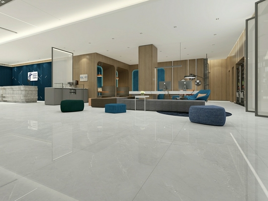 Retro Firebrick Dinding Luar Glassed Gray Polished Porcelain Tile Lantai Interior 900x1800x9mm Untuk Kamar Mandi Dan Kantor