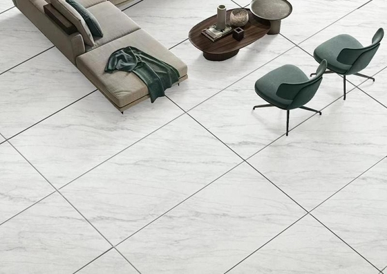 Firebrick Non-Slip Vintage Indoor Floor Glassed Polished Porcelain Tile Untuk Bangunan Dan Renovasi