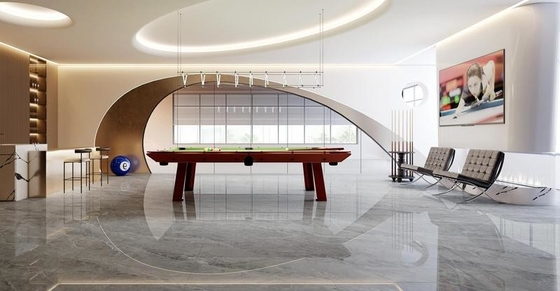 Genteng Modern Di Dalam Lantai Kaca Porselen Polished Genteng Untuk Kantor Dan 900x1800x9mm Cahaya Abu-abu Marmer Lihat Genteng Untuk Apartemen