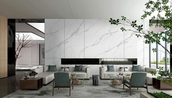 Carrara Modern Tiles Indoor Wall Porcelain Glassed Polished Floor Tile Untuk Proyek Dan Vintage Tiles 900x1800x9mm Rekonstruksi