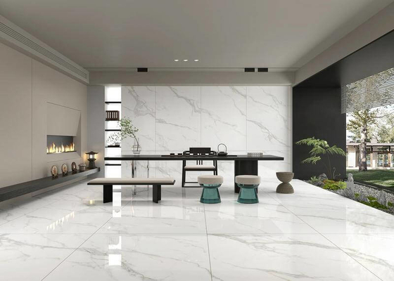 dinding interior yang menakjubkan dihiasi porselen yang dipoles untuk ruang tamu dan carrara 1200x1800x9mm tidak memudar lantai lantai dalam ruangan