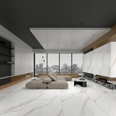 1200x1800x9mm Anti-slip dinding eksterior kaca porselen yang dipoles ubin untuk rumah dan Carrara emas modern ubin renovasi