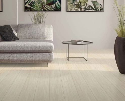 Kuning Dan Abu-abu 200x1000mm Antibakteri Pita Porselen Kayu Lantai Indoor Untuk Kamar Mandi