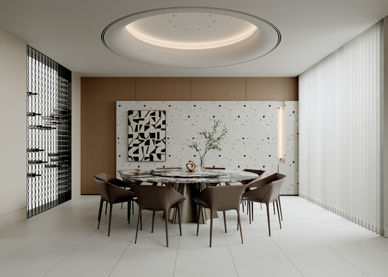 Terrazzo 600x1200mm Matt Porselen Kaca Peti Untuk Ruang Tamu Karpet Lantai Kamar Tidur tahan lama