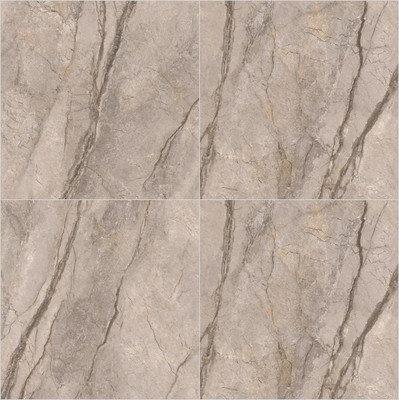 Marmer Cokelat 1200x1200mm Slab Batu Sinter Polished Untuk Ruang Tamu Dan Restoran
