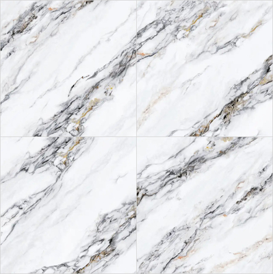 Elegant Polished Sintered Stone Slabs 1200x1200mm Untuk Proyek