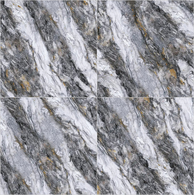 tahan haus dan gaya dipoles Sintered Stone Slabs 1200x1200mm untuk dekorasi ruang tamu