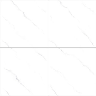 Ubin Porselen Mengkilap Carrara White 800x800mm