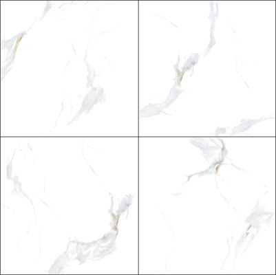 Carrara White Polished Porcelain Tile 800x800mm Anti slip