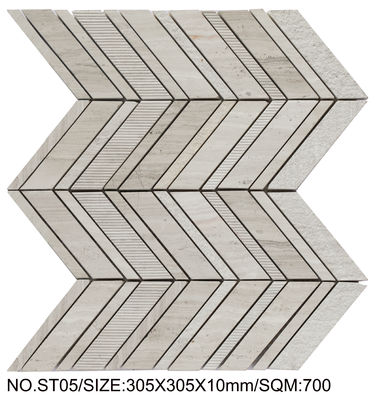 Kelas AAA dan Firebrick 305x305mm kolam renang Mosaik Untuk ruang tamu