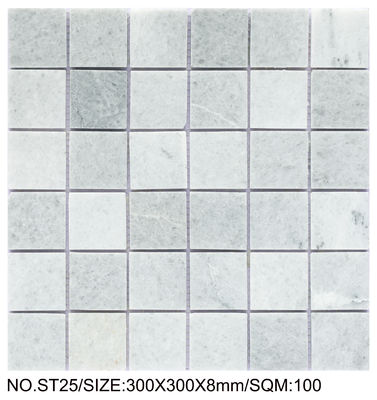 Firebrick Square 300x300mm Natural Stone Mosaic Untuk Ruang Makan Dan Ruang Tamu