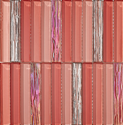 Mosaik Kaca 300x300mm Tahan Aus dan Tahan Noda Untuk Ruang Tamu dan Kamar Tidur