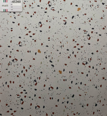 Ubin Lantai Keramik Terrazzo Beige 600x600mm yang Menakjubkan untuk Ruang Tamu dan Kamar Tidur