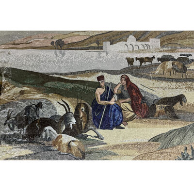 Elegant dan stylish Jade Style Glass Wall Art Mosaic Untuk ruang tamu dan ruang makan