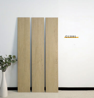 Ubin Lantai Porselen Tahan Air Warna Kuning 200x1200mm Indoor untuk Balkon