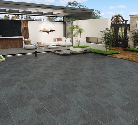 Abu-abu Antibakteri 600x600mm Lantai Luar Ruangan Keramik Paving Tile Grade AAA Untuk Hotel Dan Proyek