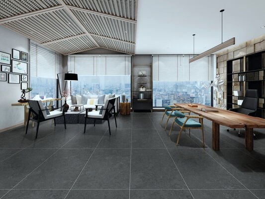 No Fade Indoor Floor Matt Mould Surface Charcoal 600x1200mm Porselen Peti Untuk Hotel Dan Dapur