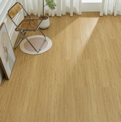 Brown stain-resistant 1220x180mm Ketebalan 5mm Interior Lantai SPC Lantai Untuk Kamar Tidur Dan Bangunan