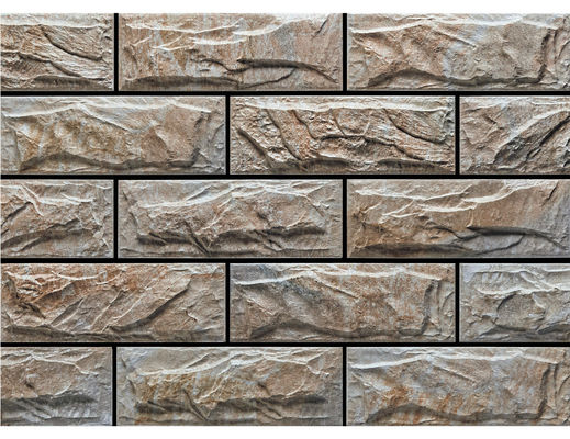 10X28cm SGS Outdoor Stone Cladding Tiles Super Tebal 0.98cm