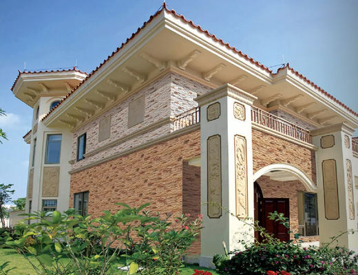 9.5mm AAA Outdoor Stone Cladding Tiles 150x600mm Eksterior Villa