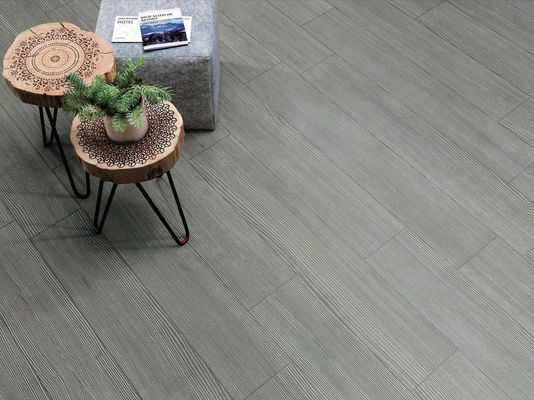 Lantai Porselen Kayu Abu-abu 200x1200mm Badan Putih Kelas AAA